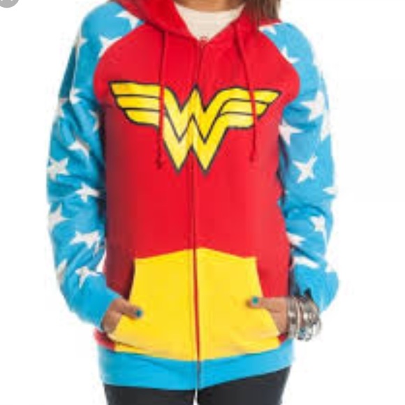 DC Comics Tops - DC COMICS Wonder Woman Costume Hoodie